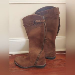 Ariat knew high suede boots